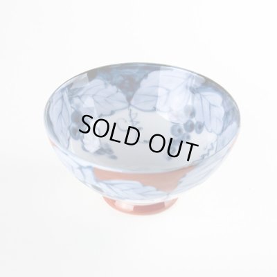 画像2: 渕濃ぶどう(赤)茶碗