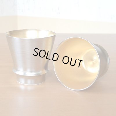 画像4: 銀婚式 プレゼント 有田焼 焼酎グラス ペアー 銀閣 のし・メッセージカード付き 木箱入り