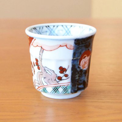 画像8: 退職祝い 酒器 セット 日本酒用 有田焼 感謝を込めた木箱ギフト 片口注器1個 ぐい呑み盃2個 古伊万里 持ち手付き