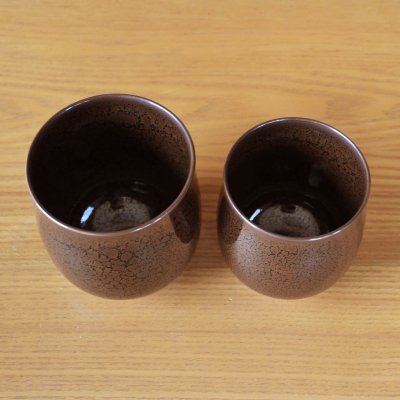 画像5: 名入れ 還暦祝い 無病息災を願った縁起物ギフト 有田焼 湯呑み 茶碗 飯碗 セット 花六瓢 青 メッセージカード付き・還暦のし付き 木箱入り