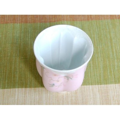 画像3: 華の舞（ピンク） 桜湯呑（木箱入）