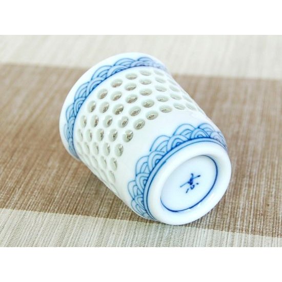 （825）✿特価★有田焼★喜兵衛窯★青海波彫山水画皆具【木箱入】破魔オマケ付き 825）✿特価☆有田焼☆喜兵衛窯☆青海波彫山水画皆具【木箱入