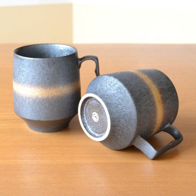 画像5: 名入れ 古希 プレゼント 無病息災を願った縁起物ギフト 有田焼 湯呑み ペア 夫婦湯呑 花六瓢 メッセージカード付き・古希のし付き 木箱入り