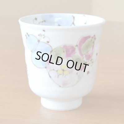 画像3: 名入れ 傘寿のお祝い 無病息災を願った縁起物ギフト 有田焼 湯呑み 花六瓢 青 メッセージカード付き・傘寿のし付き 木箱入り