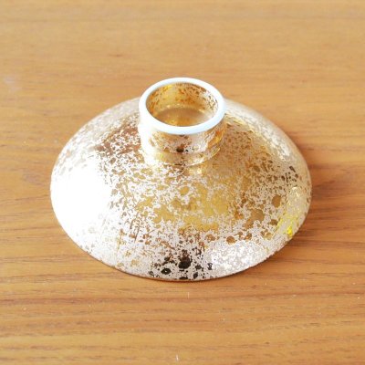 画像5: 退職祝い 平盃 大サイズ おちょこ 盃 径10cm 日本酒用 おしゃれ 有田焼 黄金のジパング 金彩 木箱入り