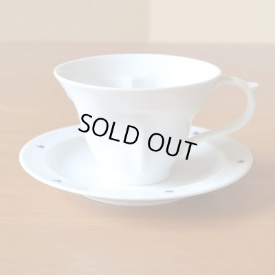 画像4: 結婚祝い プレゼント 有田焼 ハートの形が浮かび上がる コーヒー カップ＆ソーサー ペアー ハートinクローバー 青 赤 のし・メッセージカード付き