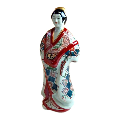 東京・恵比寿 / 有田焼やきもの市場】 古伊万里人形 立像